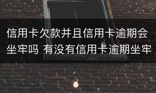 信用卡欠款并且信用卡逾期会坐牢吗 有没有信用卡逾期坐牢的老哥