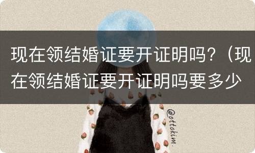 现在领结婚证要开证明吗?（现在领结婚证要开证明吗要多少钱）