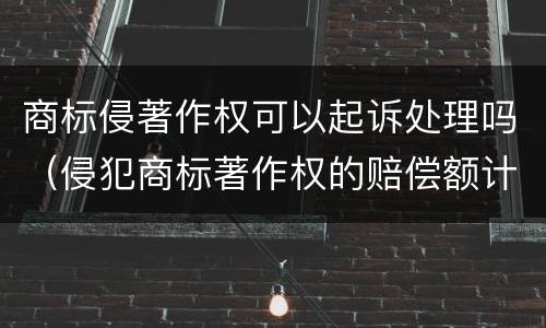 商标侵著作权可以起诉处理吗（侵犯商标著作权的赔偿额计算）