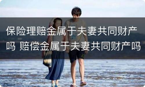 保险理赔金属于夫妻共同财产吗 赔偿金属于夫妻共同财产吗
