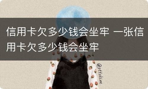 信用卡欠多少钱会坐牢 一张信用卡欠多少钱会坐牢