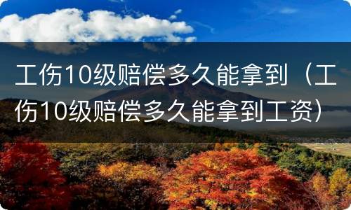 工伤10级赔偿多久能拿到（工伤10级赔偿多久能拿到工资）