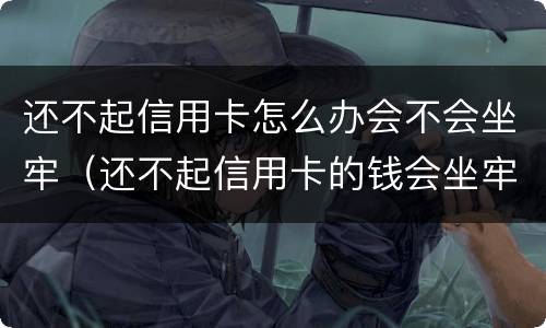 还不起信用卡怎么办会不会坐牢（还不起信用卡的钱会坐牢吗）