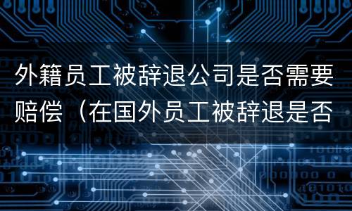 外籍员工被辞退公司是否需要赔偿（在国外员工被辞退是否有赔偿）