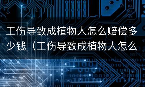 工伤导致成植物人怎么赔偿多少钱（工伤导致成植物人怎么赔偿多少钱啊）
