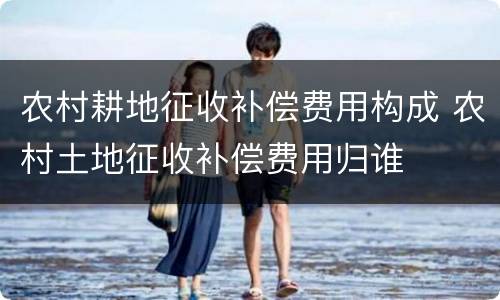 农村耕地征收补偿费用构成 农村土地征收补偿费用归谁
