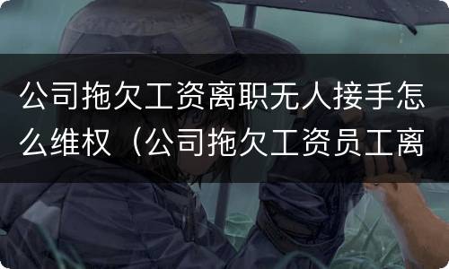 公司拖欠工资离职无人接手怎么维权（公司拖欠工资员工离职）