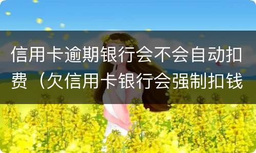 信用卡逾期银行会不会自动扣费（欠信用卡银行会强制扣钱吗）