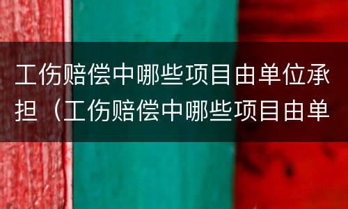 工伤赔偿中哪些项目由单位承担（工伤赔偿中哪些项目由单位承担责任）