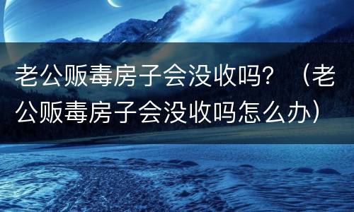 老公贩毒房子会没收吗？（老公贩毒房子会没收吗怎么办）