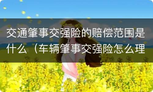交通肇事交强险的赔偿范围是什么（车辆肇事交强险怎么理赔）