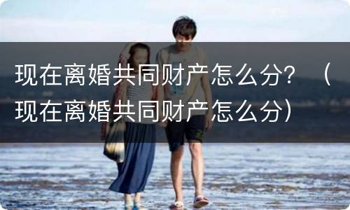 现在离婚共同财产怎么分？（现在离婚共同财产怎么分）