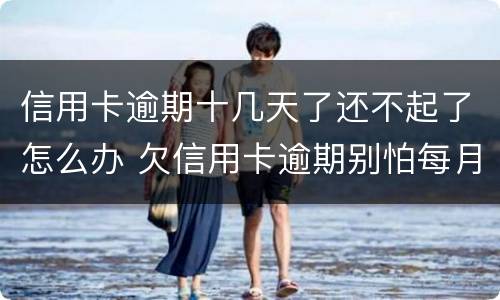 信用卡逾期十几天了还不起了怎么办 欠信用卡逾期别怕每月还十元