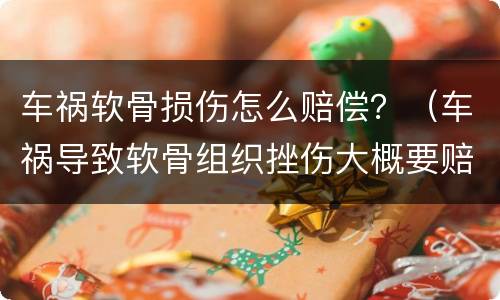 车祸软骨损伤怎么赔偿？（车祸导致软骨组织挫伤大概要赔多少钱）