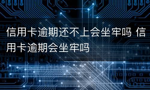信用卡逾期还不上会坐牢吗 信用卡逾期会坐牢吗
