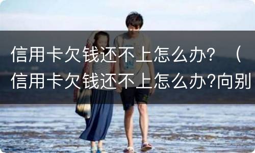 信用卡欠钱还不上怎么办？（信用卡欠钱还不上怎么办?向别人借钱）