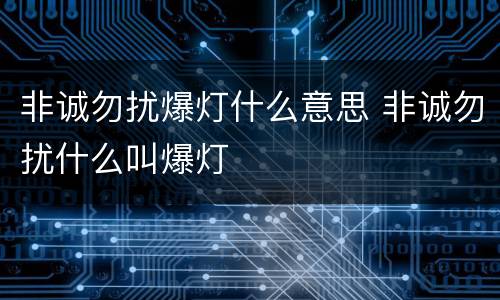 非诚勿扰爆灯什么意思 非诚勿扰什么叫爆灯