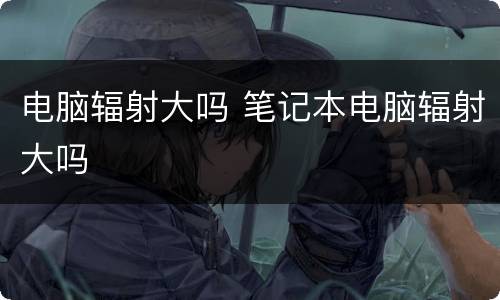 电脑辐射大吗 笔记本电脑辐射大吗
