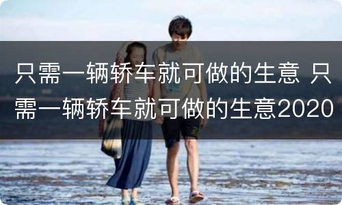 只需一辆轿车就可做的生意 只需一辆轿车就可做的生意2020