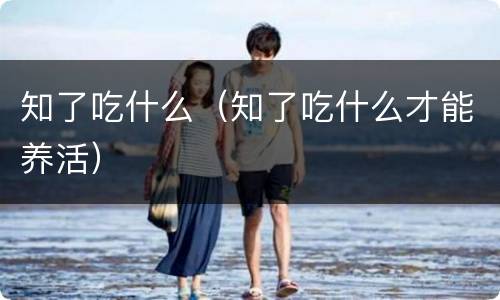 知了吃什么（知了吃什么才能养活）