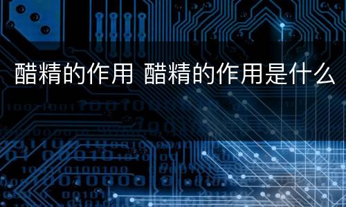 醋精的作用 醋精的作用是什么