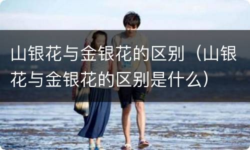 山银花与金银花的区别（山银花与金银花的区别是什么）