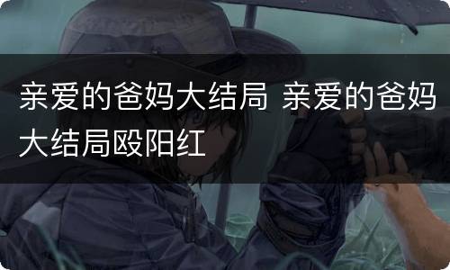 亲爱的爸妈大结局 亲爱的爸妈大结局殴阳红