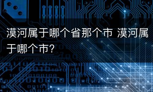 漠河属于哪个省那个市 漠河属于哪个市?
