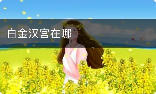 白金汉宫在哪