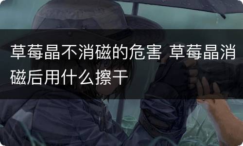 草莓晶不消磁的危害 草莓晶消磁后用什么擦干