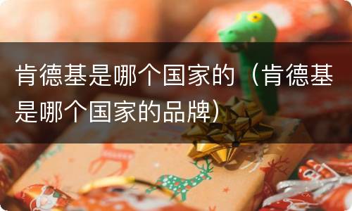 肯德基是哪个国家的（肯德基是哪个国家的品牌）