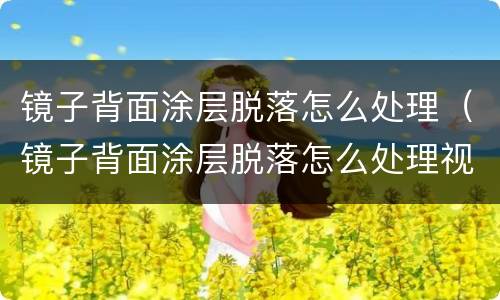 镜子背面涂层脱落怎么处理（镜子背面涂层脱落怎么处理视频）