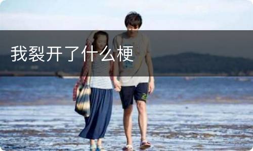 我裂开了什么梗
