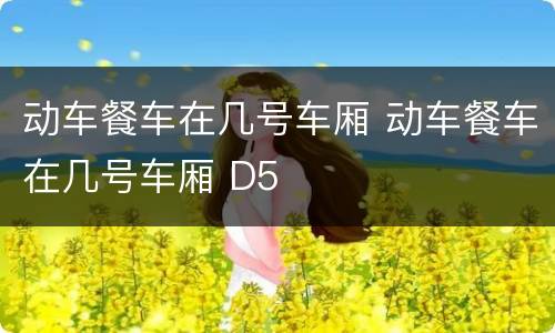 动车餐车在几号车厢 动车餐车在几号车厢 D5