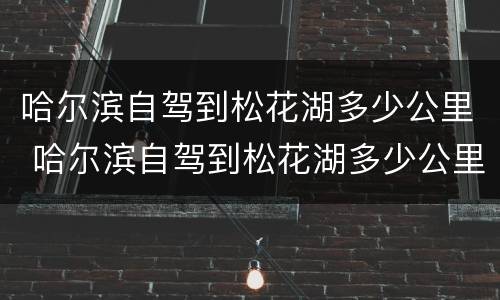 哈尔滨自驾到松花湖多少公里 哈尔滨自驾到松花湖多少公里高速