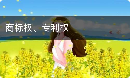 商标权、专利权