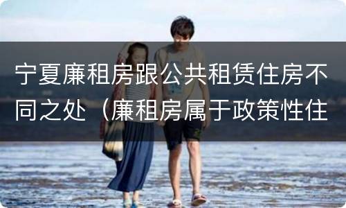 宁夏廉租房跟公共租赁住房不同之处（廉租房属于政策性住房吗）