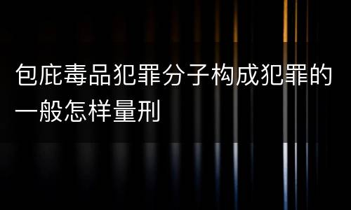 包庇毒品犯罪分子构成犯罪的一般怎样量刑
