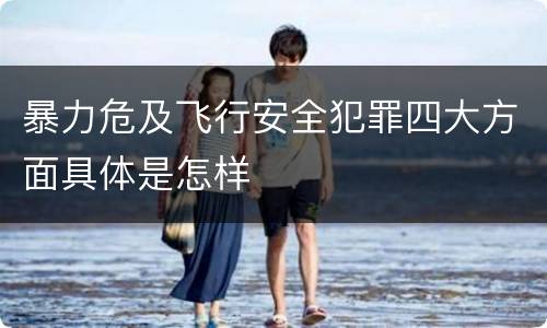 暴力危及飞行安全犯罪四大方面具体是怎样
