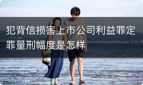 犯背信损害上市公司利益罪定罪量刑幅度是怎样
